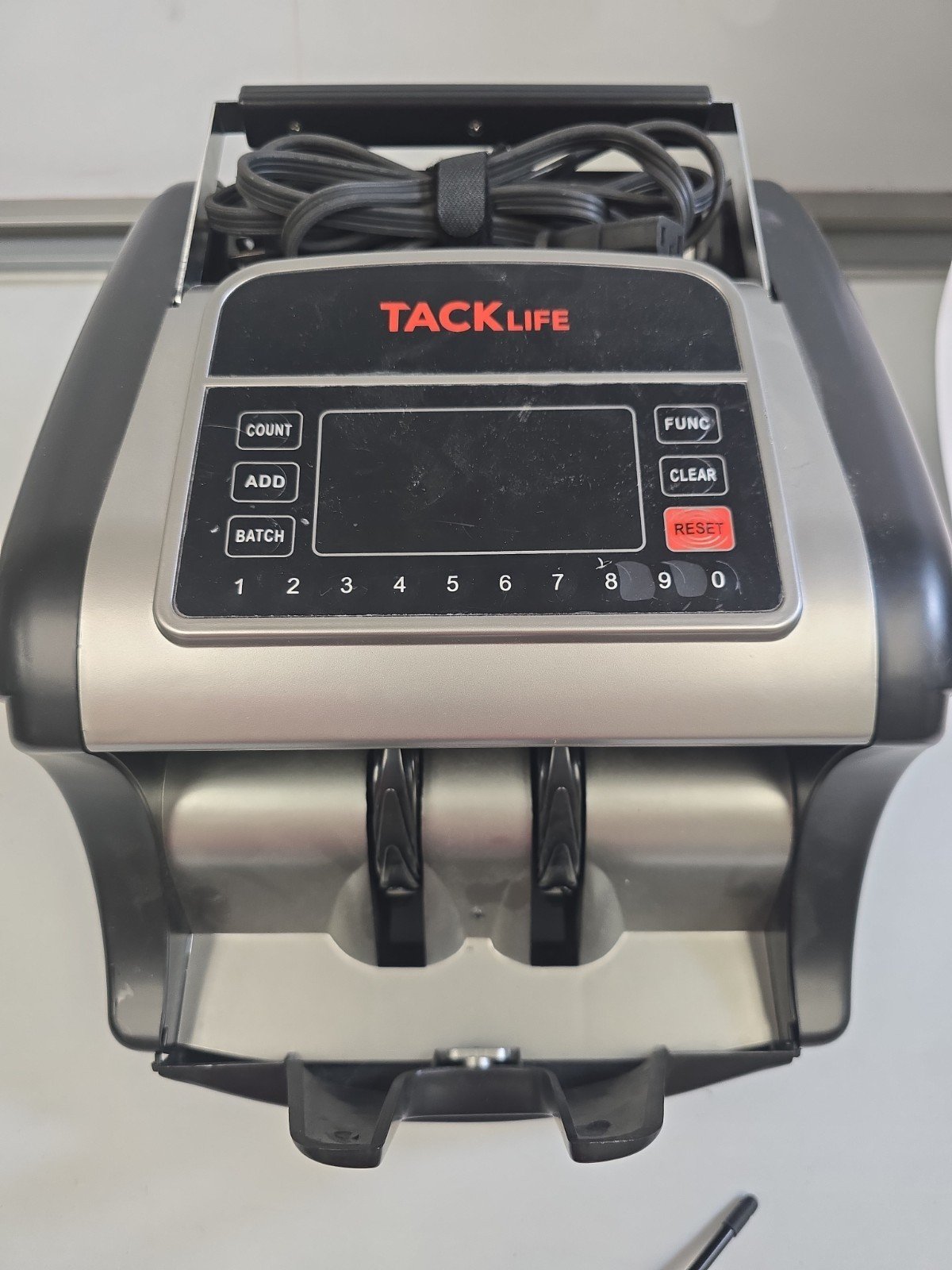 Tacklife Money Counter Bill Counting Machine Cash Currency Counter Bank Business