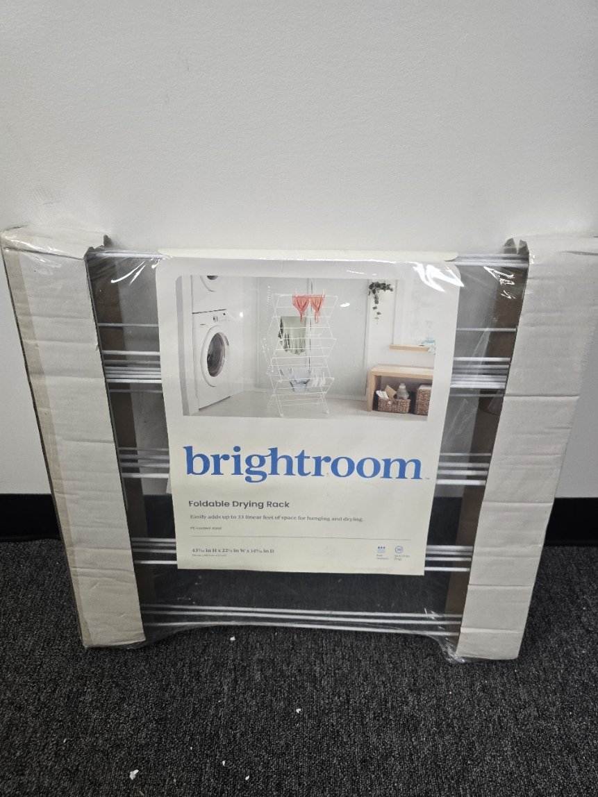 Brightroom Foldable Clothes Drying Rack Laundry Room