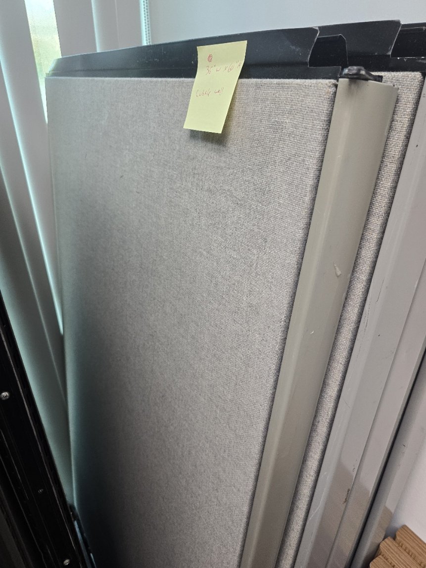 Commercial Office Cubicle Partition Wall Panel 36" x 60"